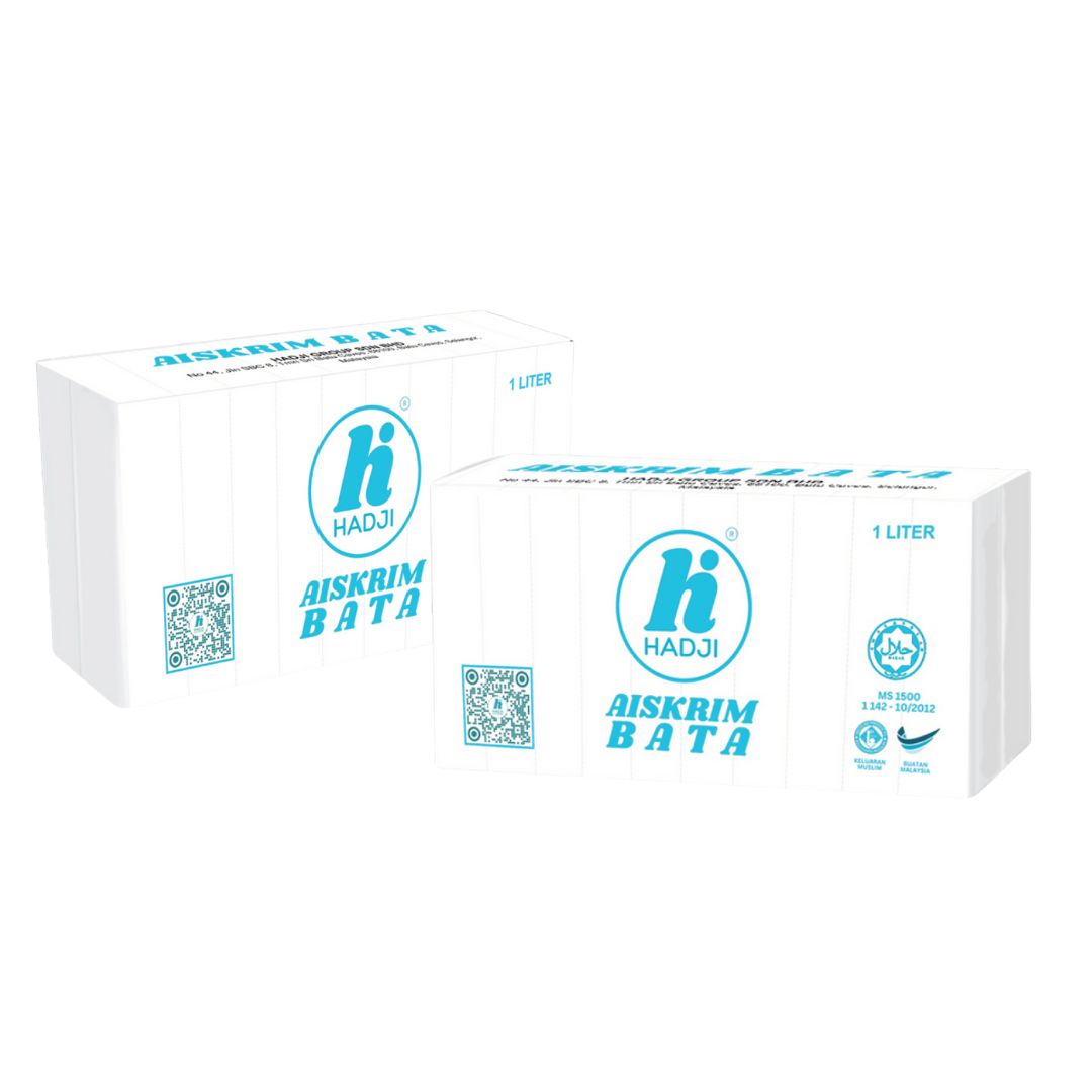 Aiskrim bata 1 liter